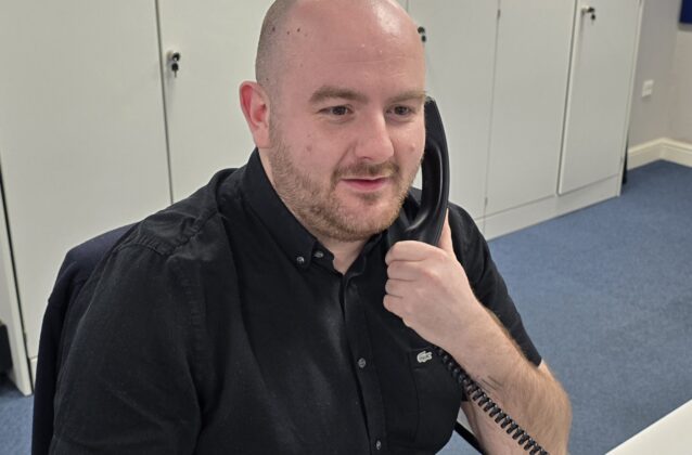 Robinsons Gas Staff member on the phone