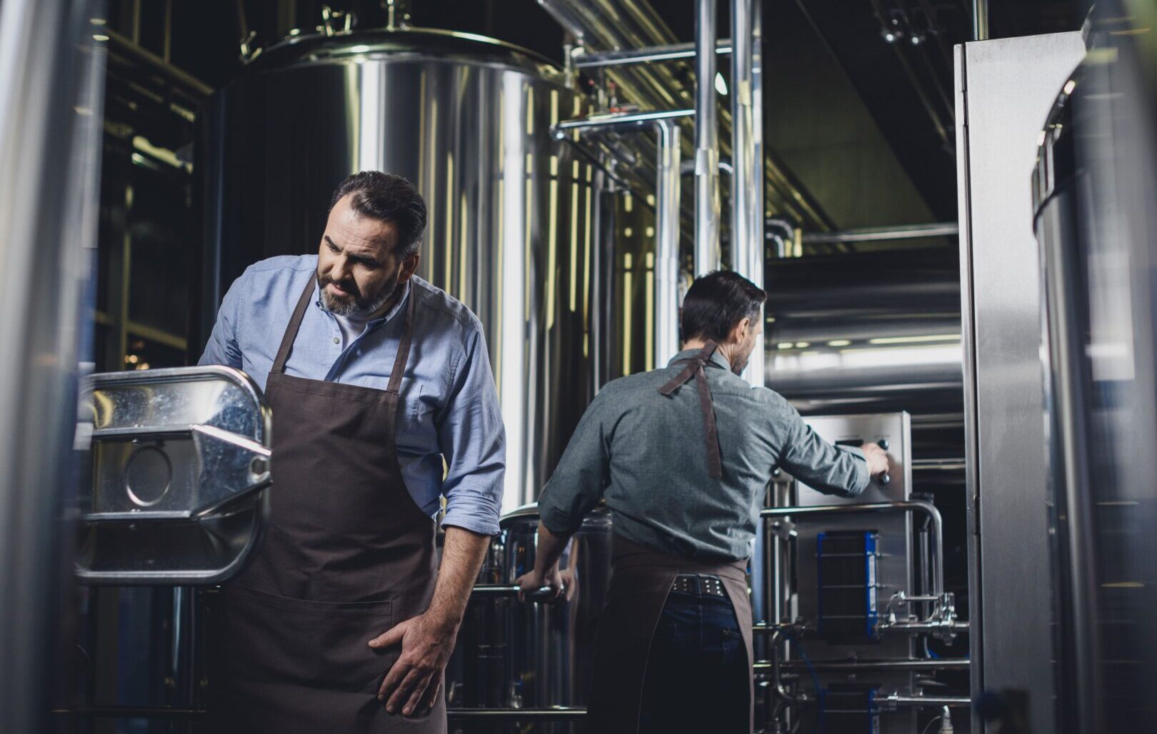 Brewery workers
