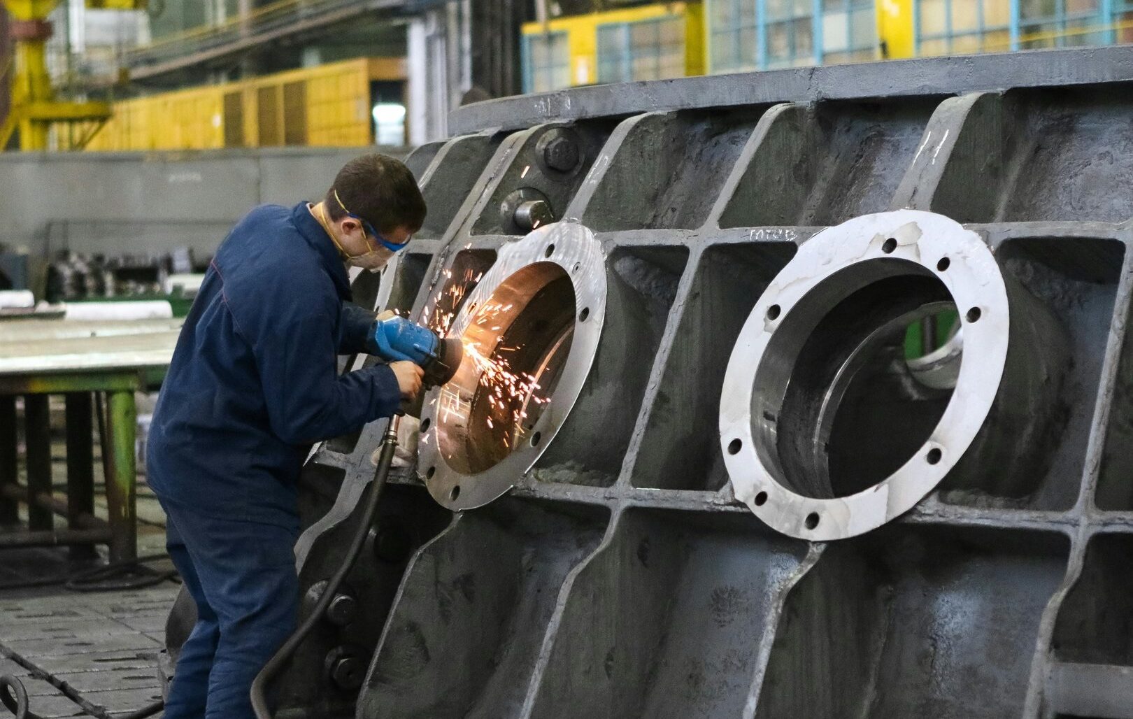 Man welding