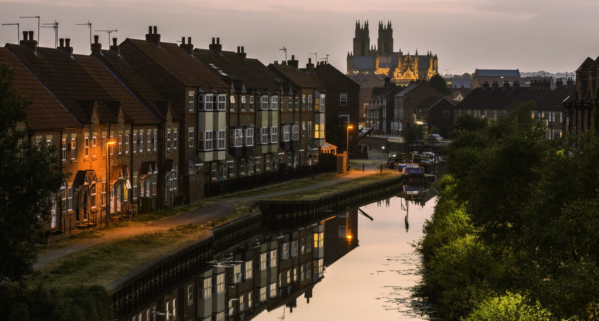 Beverley,,Yorkshire river view
